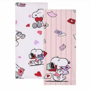 Celebrate Together™ Peanuts Snoopy Valentine's Day Kitchen Towel 2-pk.